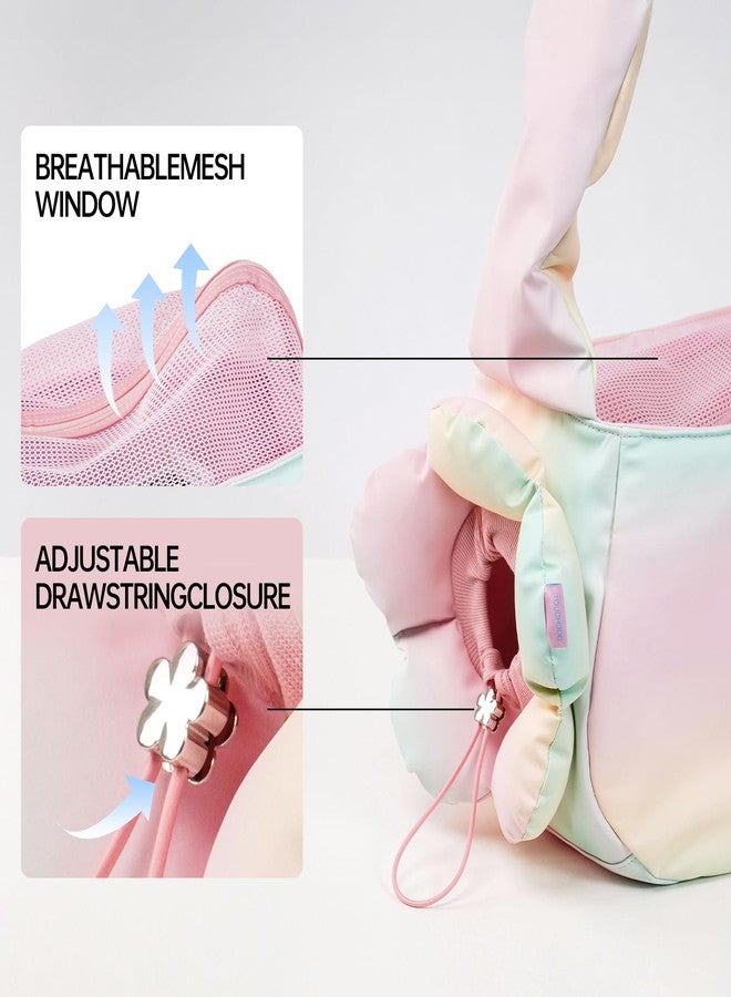 TOUCHDOG Pet Carrier Purse for Small Dogs & Cats - Lightweight Travel Handbag, Breathable Tote with Padded Interior (Pink) - Image 2